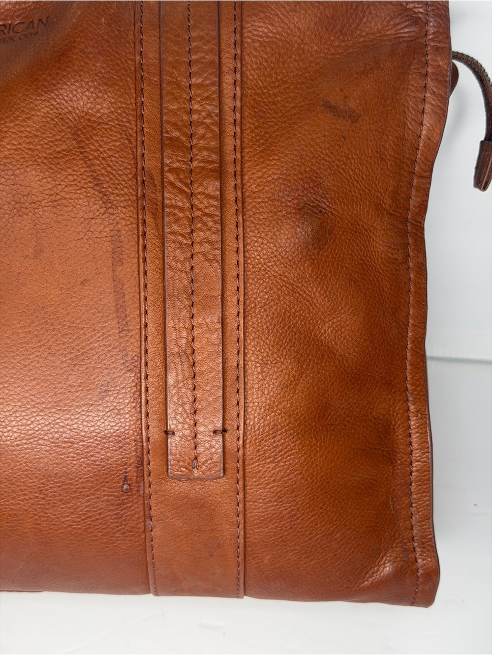 American Leather Co. Leather Tote Bag in Brown - Picture 6 of 15